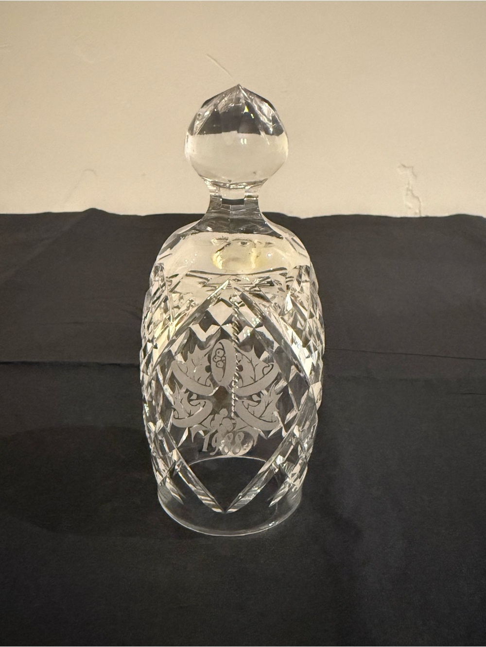 Vintage Waterford Crystal Christmas Bell